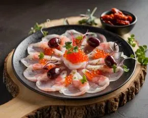 Карпаччо из креветок