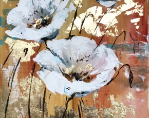 Картина "White poppy"