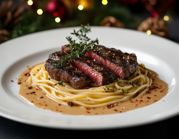 Beef & Beyond: стейк мясника, тартар из мраморной говядины и семифреддо с виски | 18+